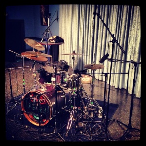 The full drum setup
